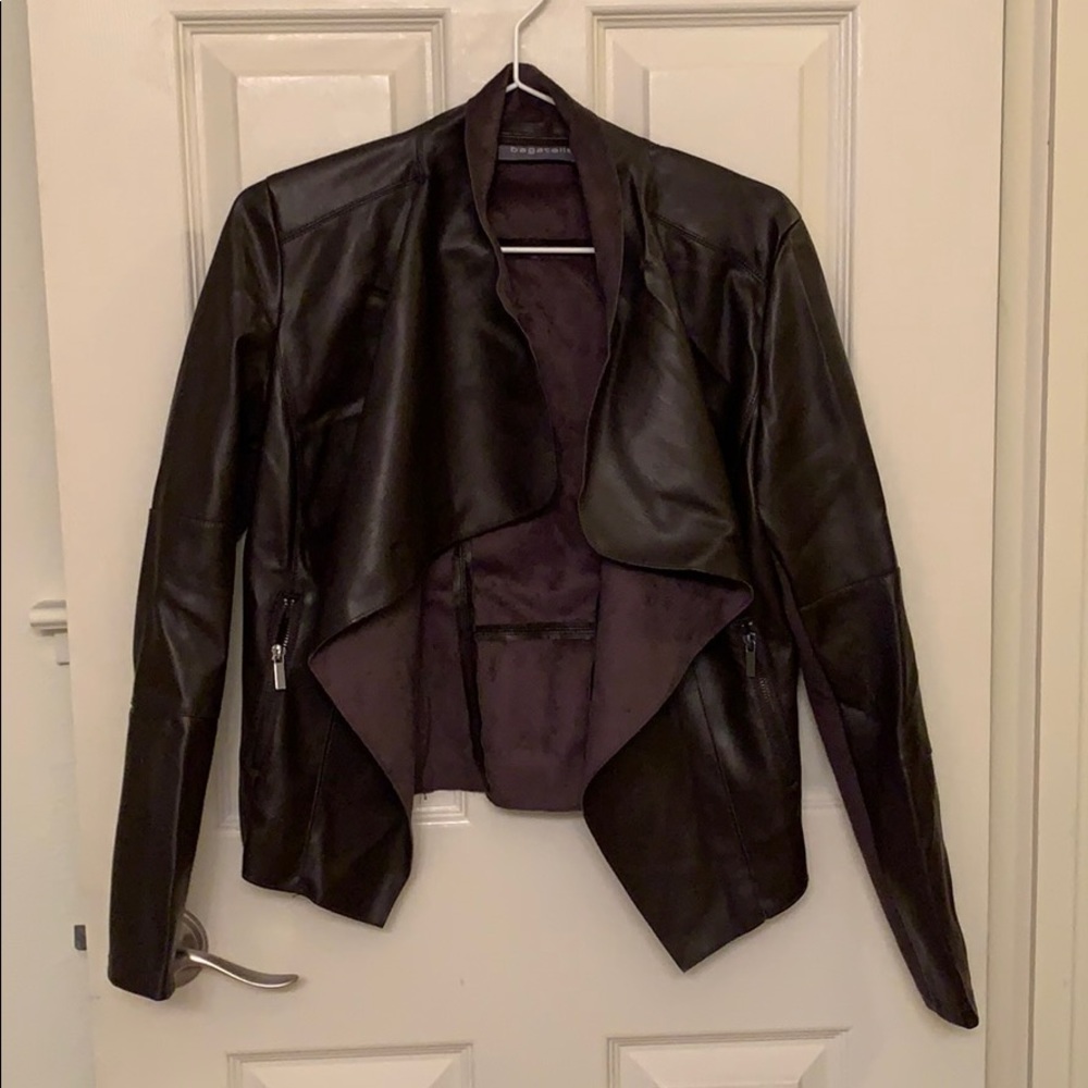 Faux leather jacket